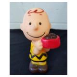 5.5 in vintage Charlie Brown vinyl squeak toy