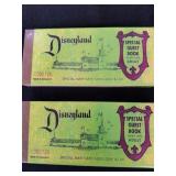 Vintage Disneyland quote a coupon from a ticket