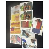 Baseball puzzle pieces cards