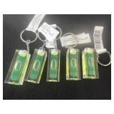 5 new level keychains