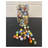 6ï¿½ jar of marbles with some are urianum