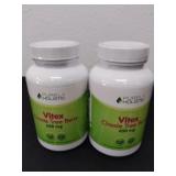 Two new vitex chaste tree berry 650 mg capsules