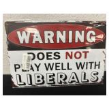 New 12 x 8 warning does not play well with