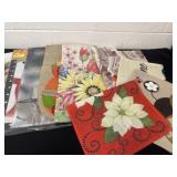 Group of garden flags