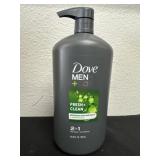 New Dove Men 2in1 Fresh + Clean 31fl oz