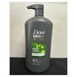 New Dove Men 2in1 Fresh + Clean 31fl oz