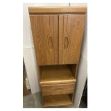 Wood Display Cabinet 60x20x16