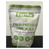 New Zorita cold press, lime juice freeze dried