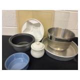 Misc kitchen cutting boards lg cake pan Gibson