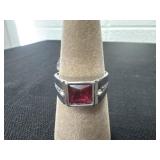 Art Deco-style men's ring Size 11