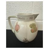 VTG 1993 Laura Ashley CERAMIC Pitcher Vegetable