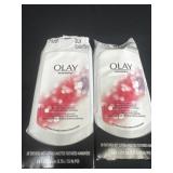 2 new olay wet cloths