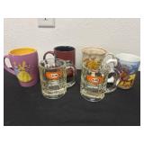 Group of coffee cups and mugs