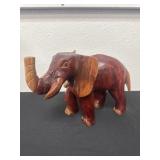 8ï¿½ wooden elephant
