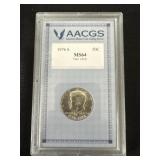MS64 1976-S Kennedy Half Dollar AACGS