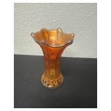 5ï¿½ vintage Imperial Carnival Glass vase