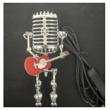 Yrmaups Vintage Microphone Robot Desk Lamp,
