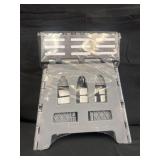 New folding stool gray