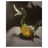 5ï¿½ possible Murano 1950's Green & Amber Vintage