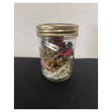 5ï¿½ jar of jewlery.