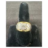 Marked 14KT GE ESPO Ring size 10