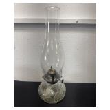 15ï¿½ glass vintage oil lamp