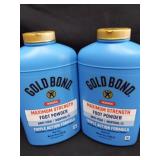 Two new 10 oz Gold Bond medicated maximum