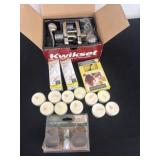 Flame tips, candles, scope and door knobs