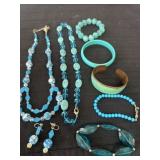 Group of necklaces and bracelets
