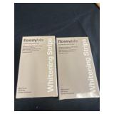 2 new glossy labs whitening strips