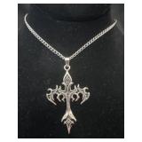 Gothic Cross Necklace Chain