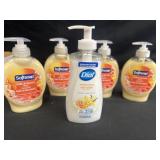 4 soft soap and dial soap