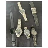 Group Of Misc Watches, Fossil, Guess, Steinhausen