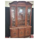 Vintage 2 pc China hutch lights up