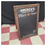 A frame advertisement sign