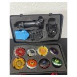 Battling Top Toy Set 12 Spinning Tops 3 Launchers