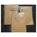 3 new faith necklaces