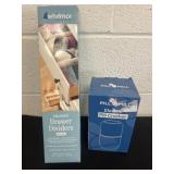 Drawer divider and pill crusher