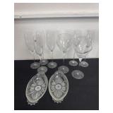 Group of wine glasses