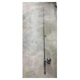 Zebco R2 Pole with Reel, Tip is Broke