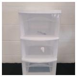 3 Drawer tote on wheels