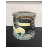 9ï¿½ metal decorative tin