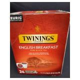 New box of twinings English breakfast pure black