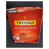 New box of Twinings English breakfast pure black