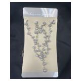 faux pearl and rhinestone bridal fashion jewelry