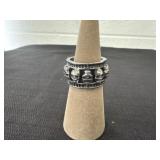 Skull ring size 8