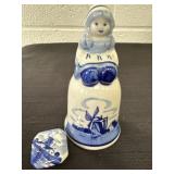 Delft Blue Dutch Girl Bell
