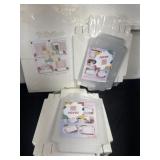 3 stacks of food new boxes