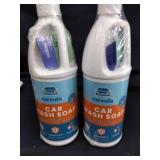 Two new 42 oz bottles of  car wash soap