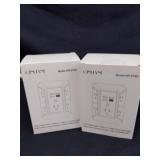 Two new five AC outlets with three USB A + 1 USB